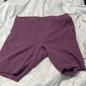 Lululemon Athletica Purple Bike Shorts Soft Fabric
